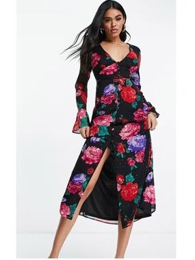 ASOS | Dresses | Asos Bodycon Floral Dress S